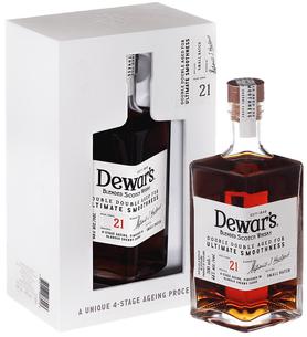 Виски Шотландский «Dewar's 21 Years Old» в подарочной упаковке
