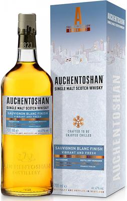 Виски шотландский «Auchentoshan Sauvignon Blanc Finish» в подарочной упаковке