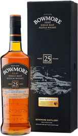 Виски шотландский «Bowmore 25 Years Old» в подарочной упаковке