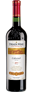 Вино красное сухое «Дриада Каберне» Болгария