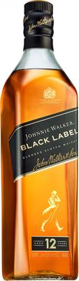 Виски шотландский «Johnnie Walker Black Label, 1 л»