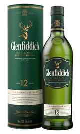 Виски шотландский «Glenfiddich 12 Years Old, 0.75 л» в тубе