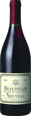 Вино сухое красное «Beaujolais Nouveau Louis Chavron» с защищенным наименованием места происхождения