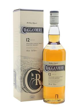 Виски шотландский «Cragganmore 12 Years Old, 0.7 л» в подарочной упаковке