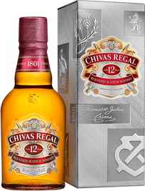 Виски шотландский «Chivas Regal 12 years old, 0.375 л» в подарочной упаковке