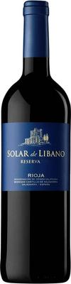 Вино красное сухое «Solar de Libano Reserva» 2014 г.