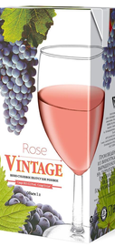 Вино столовое розовое полусухое «Vintage Rose (Tetra Pak)»