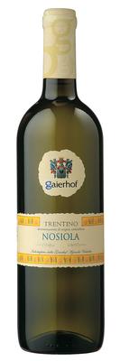 Вино белое сухое «Trentino Nosiola, 0.75 л» 2012 г. защищенного наименования места происхождения регион Трентино