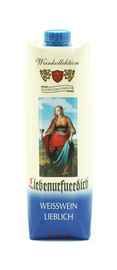 Вино столовое белое полусладкое «Liebenurfuerdich»