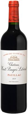 Вино красное сухое «Chateau Haut-Bages Liberal Grand Cru Classe Pauillac»