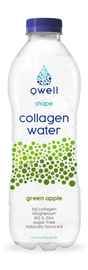 Вода коллагеновая негазированная «Qwell Collagen Water» со вкусом зеленого яблока