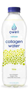 Вода коллагеновая негазированная «Qwell Collagen Water» со вкусом лайма