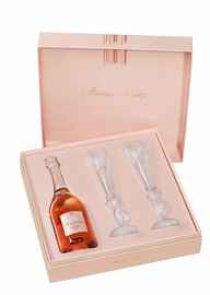 Шампанское розовое брют «Amour de Deutz Brut Rose» 2009 г., в подарочной упаковке с 2-мя бокалами