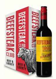Вино красное сухое «Beefsteak Club Beef & Liberty Tempranillo» в подарочной упаковке
