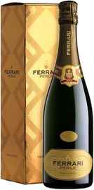 Вино игристое белое брют «Ferrari Perle Brut» 2013 г., в подарочной упаковке