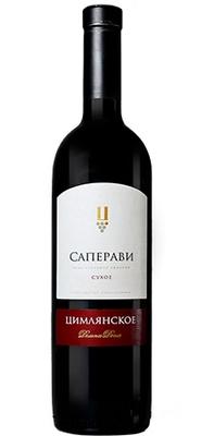 Вино столовое красное сухое «Цимлянское Саперави»