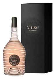 Вино розовое сухое «Famille Perrin Muse de Miraval» 2019 г., в подарочной упаковке