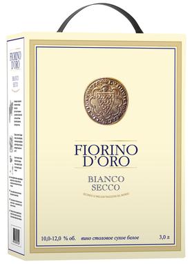 Вино белое сухое «Fiorino d'Oro Bianco Secco (Tetra Pak)»