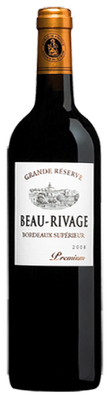 Вино красное сухое «Beau Rivage Premium Grande Reserve» 2011 г. географического наименования регион Бордо