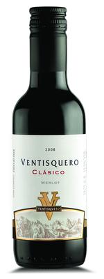 Вино красное сухое «Ventisquero Clasico Merlot, 0.187 л» 2011 г.