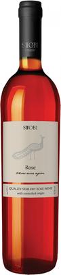 Вино розовое полусухое «Stobi Rose, 0.75 л»