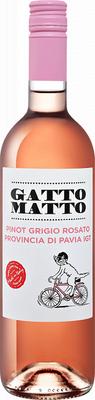 Вино розовое сухое «Gatto Matto Pinot Grigio Rosato Delle Venezie Villa degli Olmi» 2020 г.