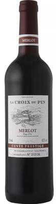 Вино красное сухое «La Croix du Pin Merlot Pays d'Oc Fiee des Lois» 2020 г.