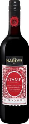 Вино красное полусухое «Stamp Shiraz Cabernet South Eastern Australia Hardy’s, 0.75 л» 2020 г.