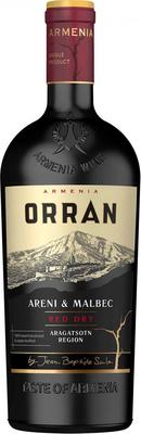 Вино красное сухое «Orran Areni & Malbec»