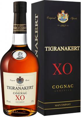 Коньяк армянский «Tigranakert XO» в подарочной упаковке