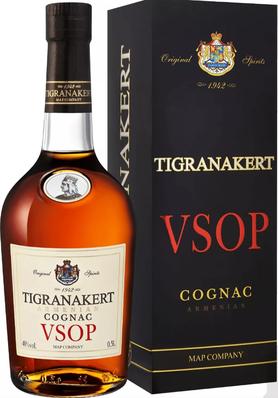 Коньяк армянский «Tigranakert VSOP» в подарочной упаковке