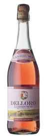 Вино игристое розовое полусладкое «Delloro Lambrusco Dell'Emilia Rosato»