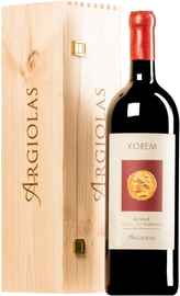 Вино красное сухое «Korem Isola dei Nuraghi» 2017 г., в деревянной подарочной упаковке