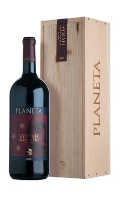 Вино красное сухое «Planeta Syrah, 1.5 л» 2008 г., в деревянной коробке