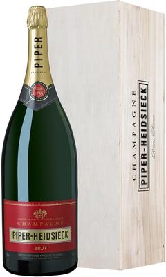 Шампанское белое брют «Piper-Heidsieck Brut, 6 л» в подарочной упаковке
