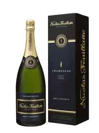Шампанское белое брют «Nicolas Feuillatte Brut Reserve, 1.5 л» в подарочной упаковке
