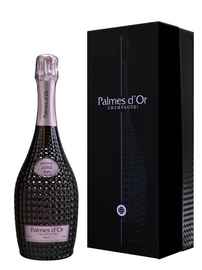 Шампанское розовое экстра брют «Nicolas Feuillatte Palmes D'Or Brut Rose» в подарочной упаковке