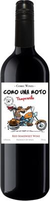 Вино красное полусладкое «Como Una Moto Tempranillo Semisweet» 2019 г.