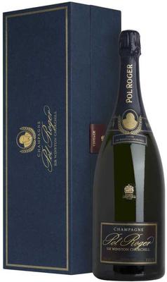 Шампанское белое брют «Pol Roger Cuvee Sir Winston Churchill, 3 л» 2009 г., в подарочной упаковке