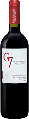 Вино красное сухое «G7 Cabernet Sauvignon Loncomilla Valley Vina del Pedregal, 0.75 л» 2020 г.