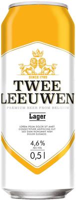 Пиво «Twee Leeuwen Lager» в жестяной банке