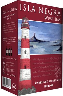 Вино красное полусухое «Isla Negra West Bay Cabernet Sauvignon-Merlot» 2019 г.