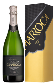 Вино игристое белое экстра брют «Cava Sumarroca Brut Nature Gran Reserva Bodegues Sumarroca» 2017 г., в подарочной упаковке