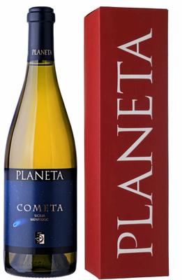 Вино белое сухое «Planeta Cometa» в подарочной упаковке