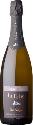 Вино игристое белое брют «La Folie des Loups Brut Cremant de Loire»