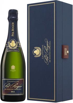 Шампанское белое брют «Pol Roger Cuvee Sir Winston Churchill, 1.5 л» 2012 г., в подарочной упаковке