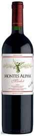Вино красное сухое «Montes Alpha Merlot»