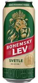 Пиво «Bohemsky Lev» в жестяной банке