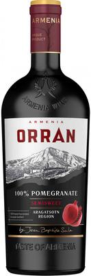 Вино столовое фруктовое гранатовое полусладкое «Orran Pomegranate Semisweet»