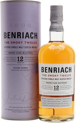 Виски шотландский «Benriach The Smoky Twelve» в тубе